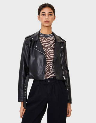 veste en cuir bershka femme veste en cuir bershka femme